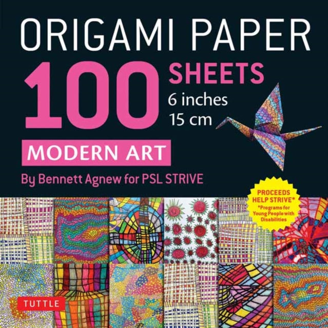 Origami Paper 100 sheets Modern Art 6" (15 cm)