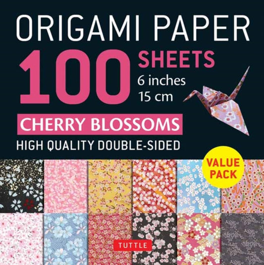 Origami Paper 100 Sheets Cherry Blossoms 6" (15 cm)