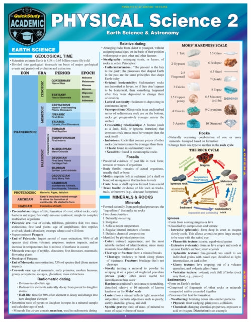 Physical Science 2 - Astronomy & Earth Science