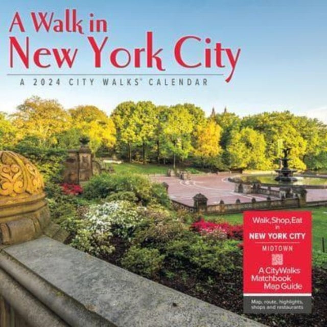 A Walk in New York City 2024 12 X 12 Wall Calendar