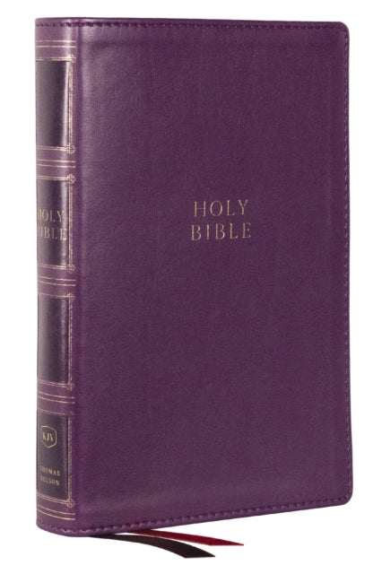 KJV Holy Bible: Compact Bible with 43,000 Center-Column Cross References, Purple Leathersoft w/ Thumb Indexing (Red Letter, Comfort Print, King James Version)