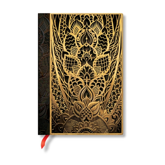 The Chanin Rise (New York Deco) Midi Lined Hardback Journal (Elastic Band Closure)