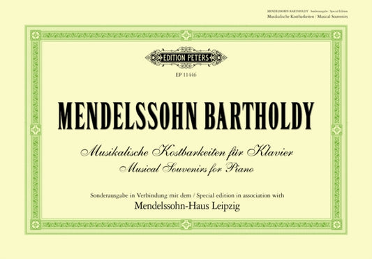 Mendelssohn-Bartholdy - Musical Souvenirs for Piano