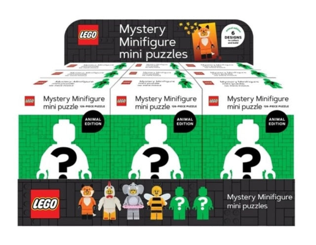 LEGO Mystery Minifigure Puzzles 12 Copy CDU (GREEN: Animal Edition)