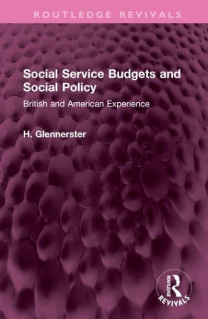 Social Service Budgets and Social Policy: British and American Experience