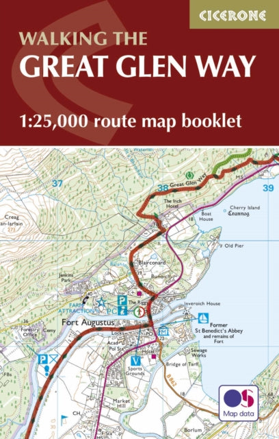 Great Glen Way Map Booklet: 1:25,000 OS Route Mapping