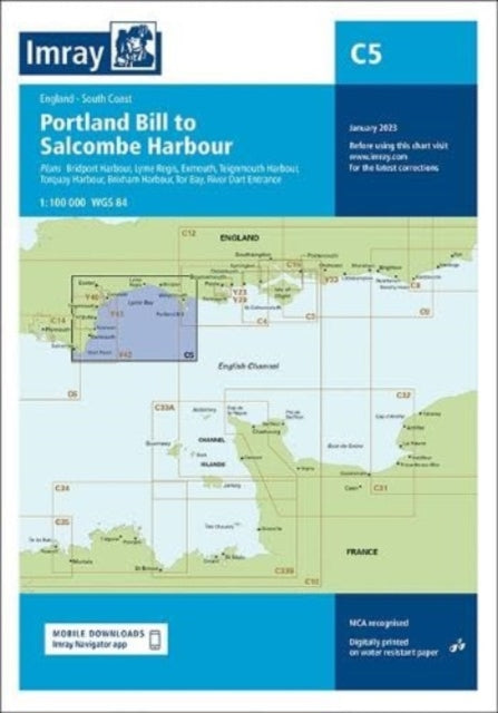 Imray Chart C5: Portland Bill to Salcombe Harbour