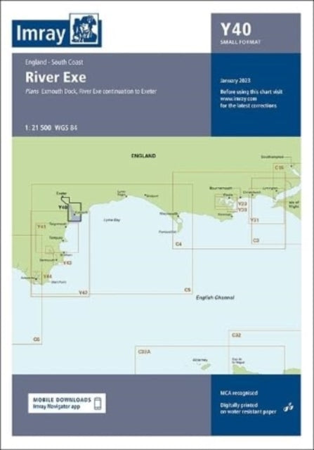 Imray Chart Y40: River Exe Small Format