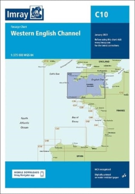 Imray Chart C10: Western English Channel Passage Chart