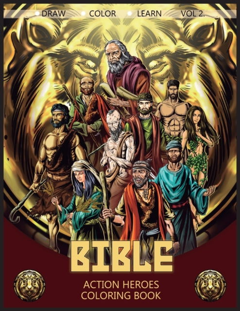 Bible Action Heroes Vol. 2: Coloring Book