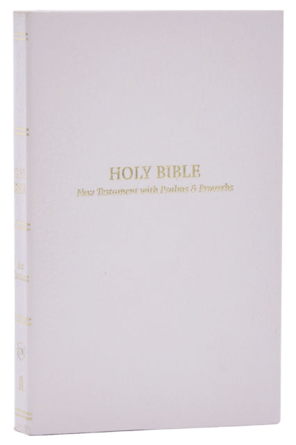 KJV, Pocket New Testament with Psalms and   Proverbs, White Softcover, Red Letter, Comfort Print