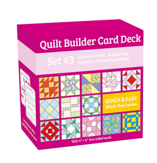 Quilt Builder Card Deck Set #3: 40 More Blocks, 8 Inspiring Layouts, Infinite Possibilities
