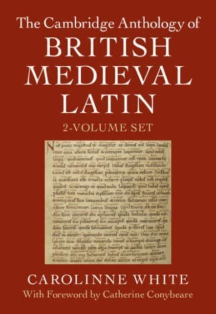 The Cambridge Anthology of British Medieval Latin 2 Volume Hardback Set