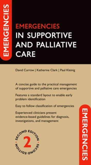 Emergencies in Supportive and Palliative Care