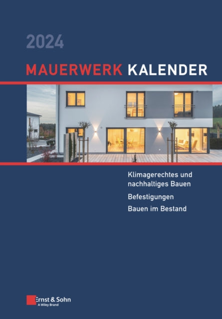 Mauerwerk-Kalender 2024: Schwerpunkte