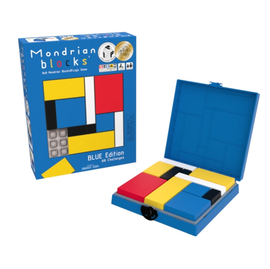 Mondrian Blue Blocks