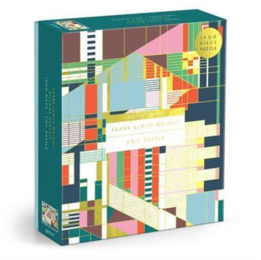 Frank Lloyd Wright Hillside Curtain 1500 Piece Foil Puzzle