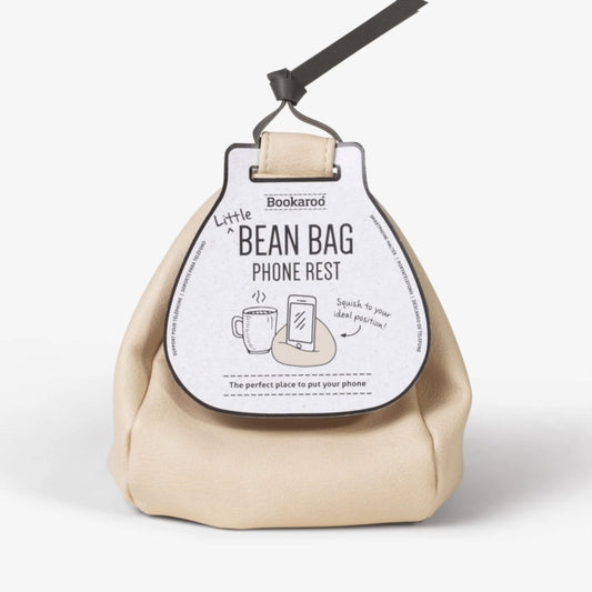 Bookaroo Little Bean Bag Phone Rest - Cream