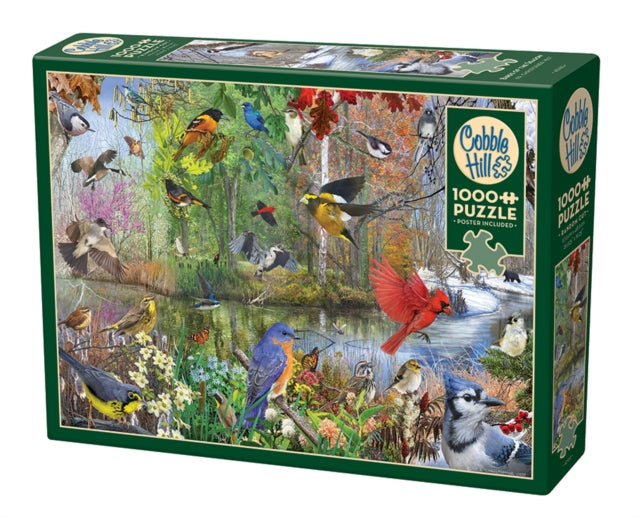 Birds of the Season 1000 Piece Puzzle