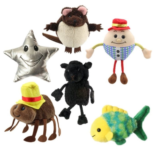 Nursery Rhymes Set of 6 Soft Toys