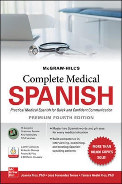 McGraw Hill's Complete Medical Spanish, Premium Fourth Edition