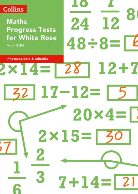Year 5/P6 Maths Progress Tests for White Rose