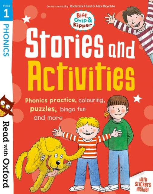 Read with Oxford: Stage 1: Biff, Chip and Kipper: Stories and Activities: Phonics practice, colouring, puzzles