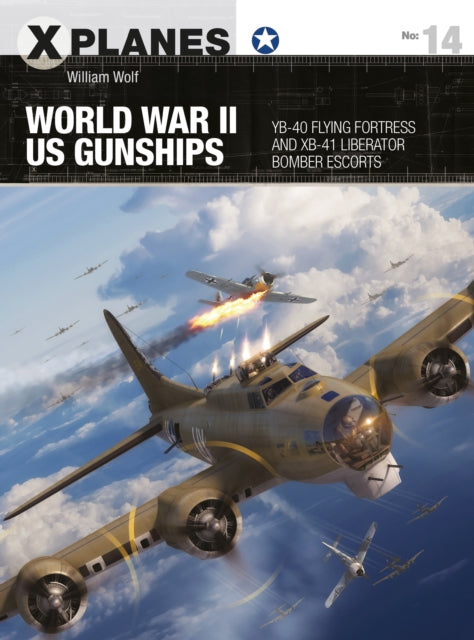 World War II US Gunships: YB-40 Flying Fortress and XB-41 Liberator Bomber Escorts
