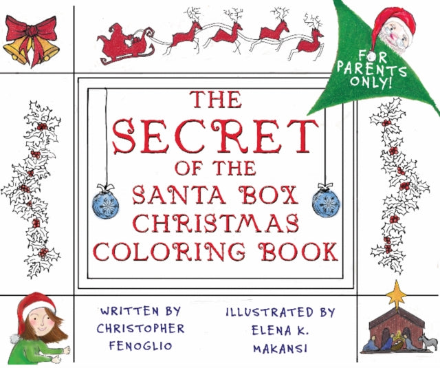 Secret of the Santa Box Christmas Coloring Book