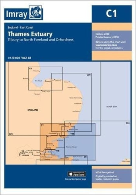 Imray Chart C1: Thame Estuary