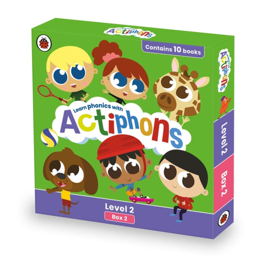 Actiphons Level 2 Box 2: Books 9-18: Learn phonics and get active with Actiphons!