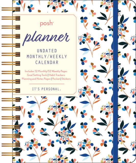 Posh: Planner Undated Monthly/Weekly Calendar