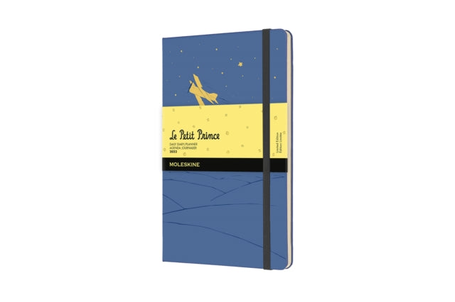 Moleskine Ltd. Ed. Petit Prince 2022 12-Month Daily Large Hardcover Notebook: Forget-me-not Blue