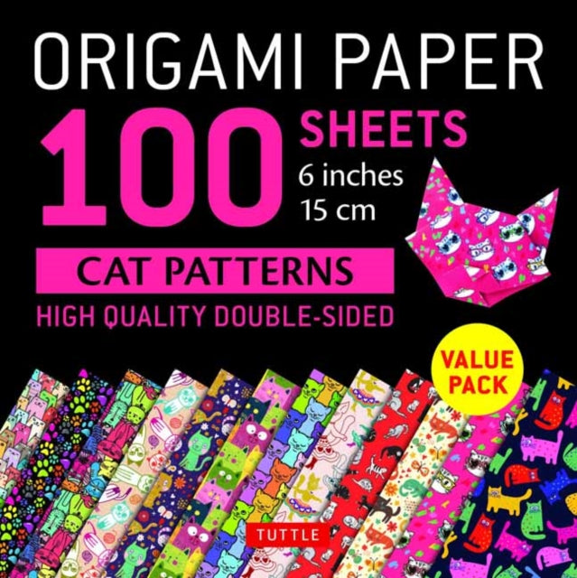 Origami Paper 100 sheets Cat Patterns 6 (15 cm)