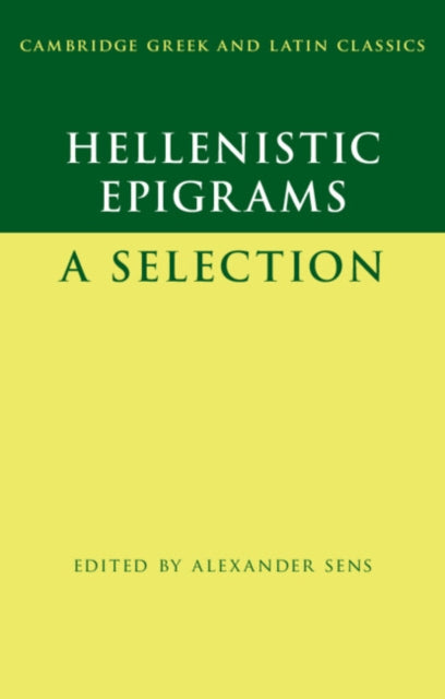 Hellenistic Epigrams: A Selection