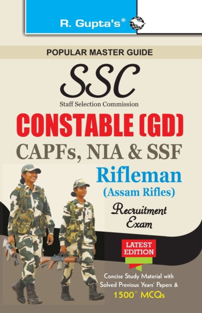 Sscconstable (Gd) in Itbpf/Cisf/Crpf/Bsf/SSB/Rifleman Exam Guide