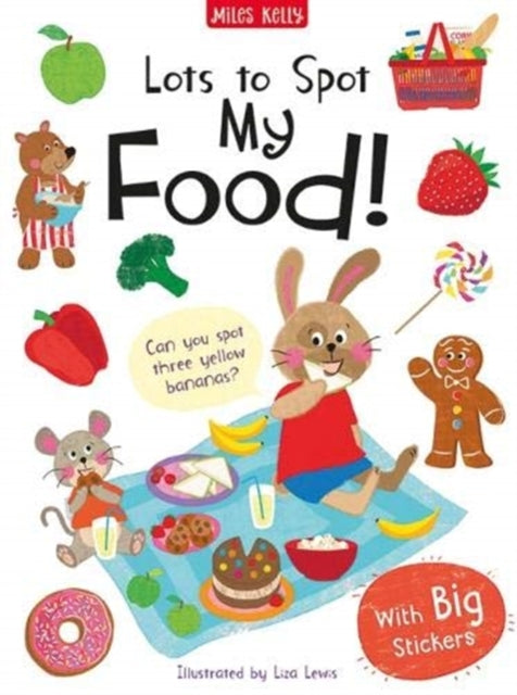 Lots to Spot Sticker Book: My Food!