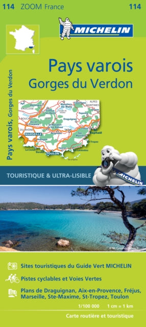 Pays Varois, Verdon Gorges - Zoom Map 114: Map