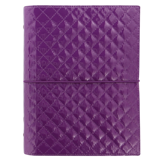 Filofax A5 Domino Luxe purple organiser