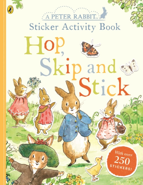 Peter Rabbit Hop, Skip, Stick Sticker Activity