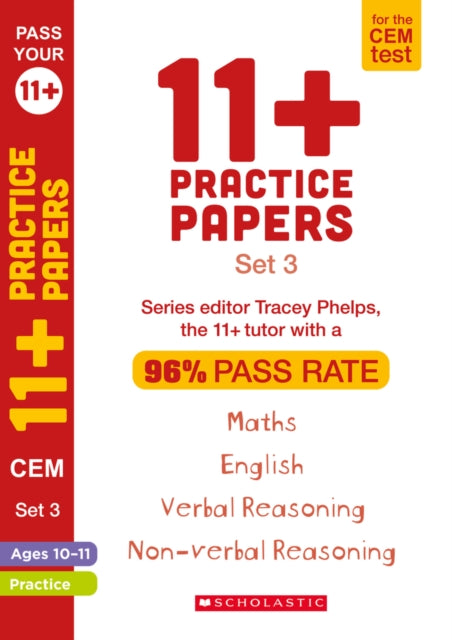 11+ Practice Papers for the CEM Test Ages 10-11 - Book 3