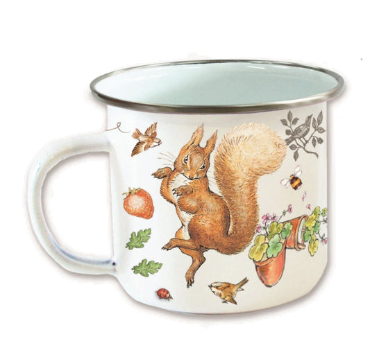 Enamel Mug Squirrel Nutkin