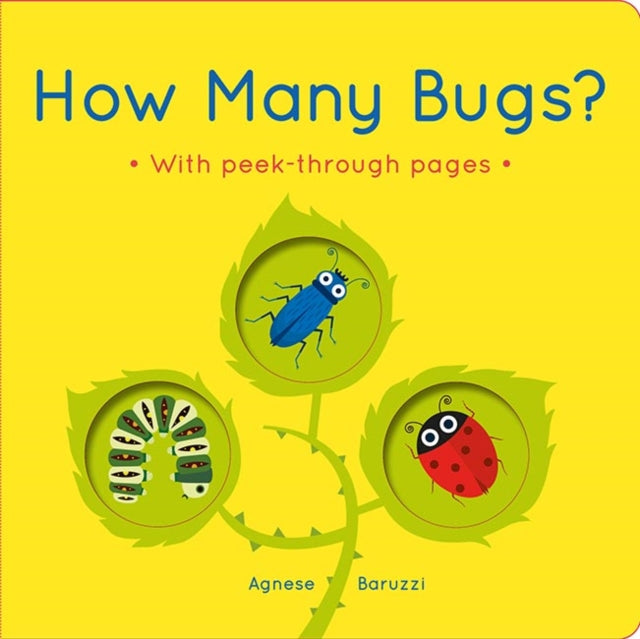 How Many Bugs?: A board book with peek-through pages