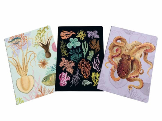 Art of Nature: Under the Sea Sewn Notebook Collection