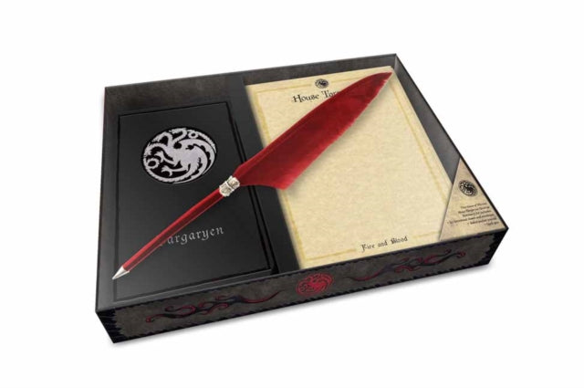 Game of Thrones: House Targaryen: Desktop Stationery Set (With Pen)