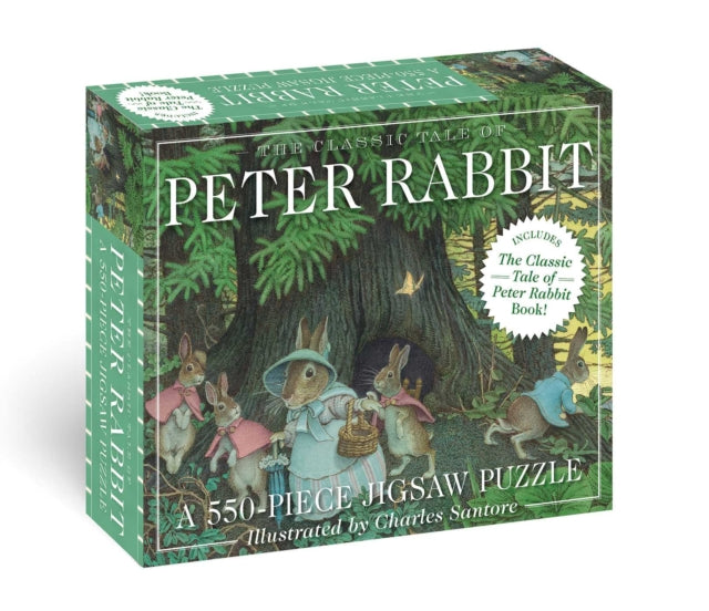 Classic Tale of Peter Rabbit 200-Piece Jigsaw Puzzle & Book: A 200-Piece Family Jigsaw Puzzle Featuring the Classic Tale of Peter Rabbit!