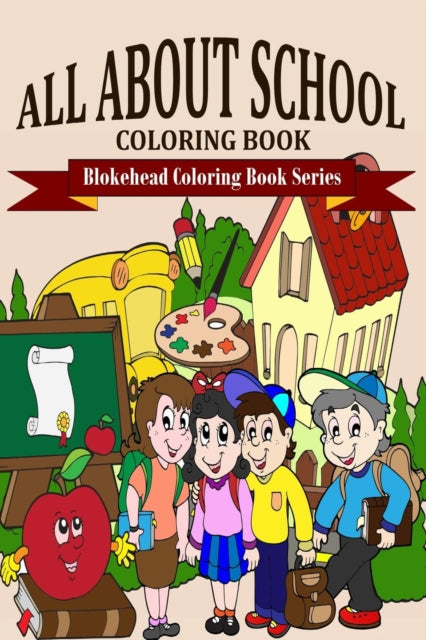 All About School Coloring Book