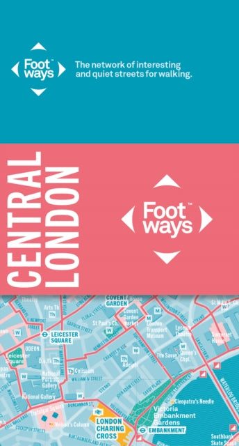 folded,Central London Footways: The Network of Quiet and Interesting Streets for Walking