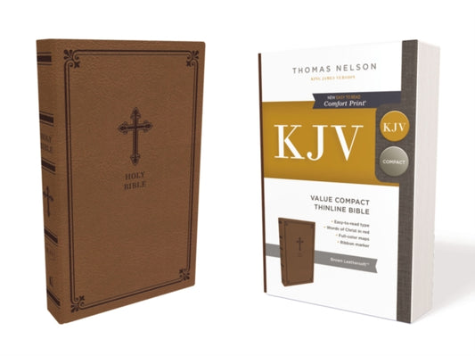 KJV, Value Thinline Bible, Compact, Leathersoft
