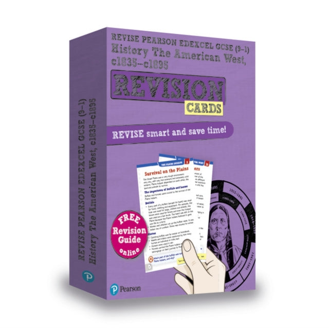 Pearson REVISE Edexcel GCSE (9-1) History American West Revision Cards: (with free online Revision Guide and Workbook) for home learning, 2021 assessments and 2022 exams